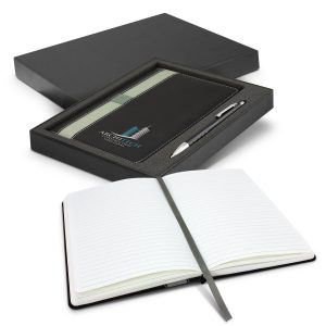 Silver Mist Notebook and Pen Gift Set