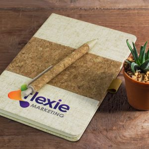 Cork & Cotton Eco Notebook & Pen Set