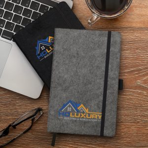 Eco RPET Felt Hard Cover Notebook