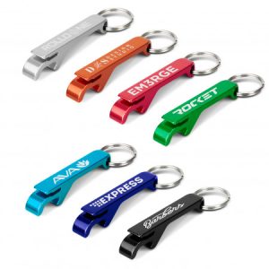 Snappy Metal Bottle Opener Key Ring