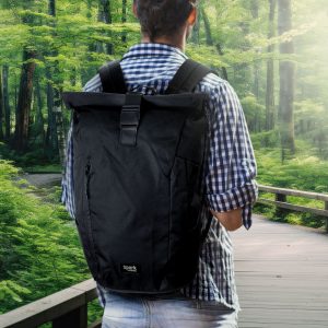 SPICE Recycled Waste2Gear Roll Up Computer Backpack