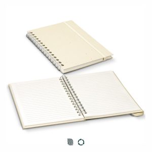 Coral Coast Recycled Paper Hard Cover Notebook