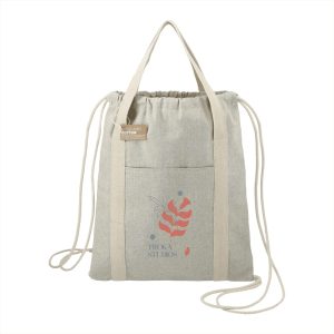Repose Recycled Cotton Drawstring Bag