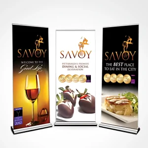 First Class Pull Up Banner