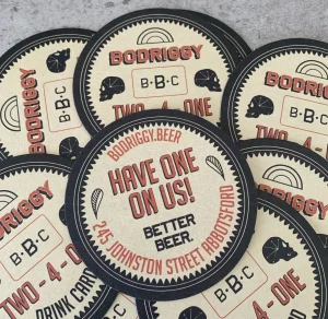 95mm Round Coasters 2 Side Print