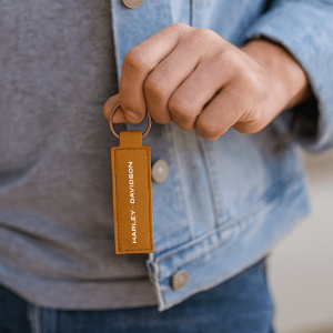 Amsterdam Recycled Leather Keyring