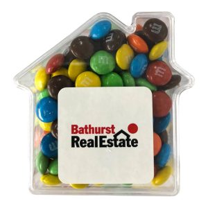Acrylic House with Mini M&Ms 50g
