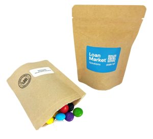 Choc Beans In Compostable Bag 50g