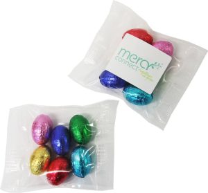 Mini Solid Easter Eggs in Bag x6 Eggs