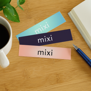 Gloss Paper Sticker (50mm x 210mm)