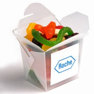 Frosted Noodle Box with Mixed Lollies 100g