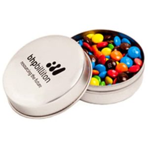 Candle Tin with Mini M&Ms 50g