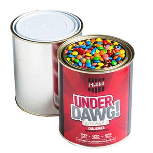 Paint Tin with Mini M&Ms 1 kg