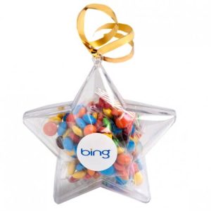 Acrylic Star with Mini M&Ms 50g