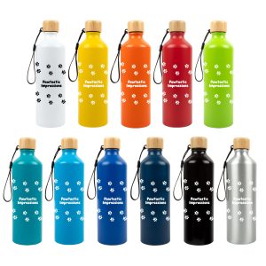 Gelato Aluminium Bottle with Bamboo Lid