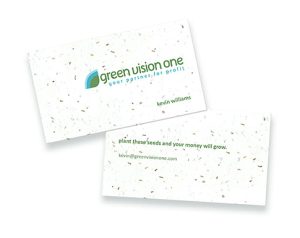 Seed Paper Business Card